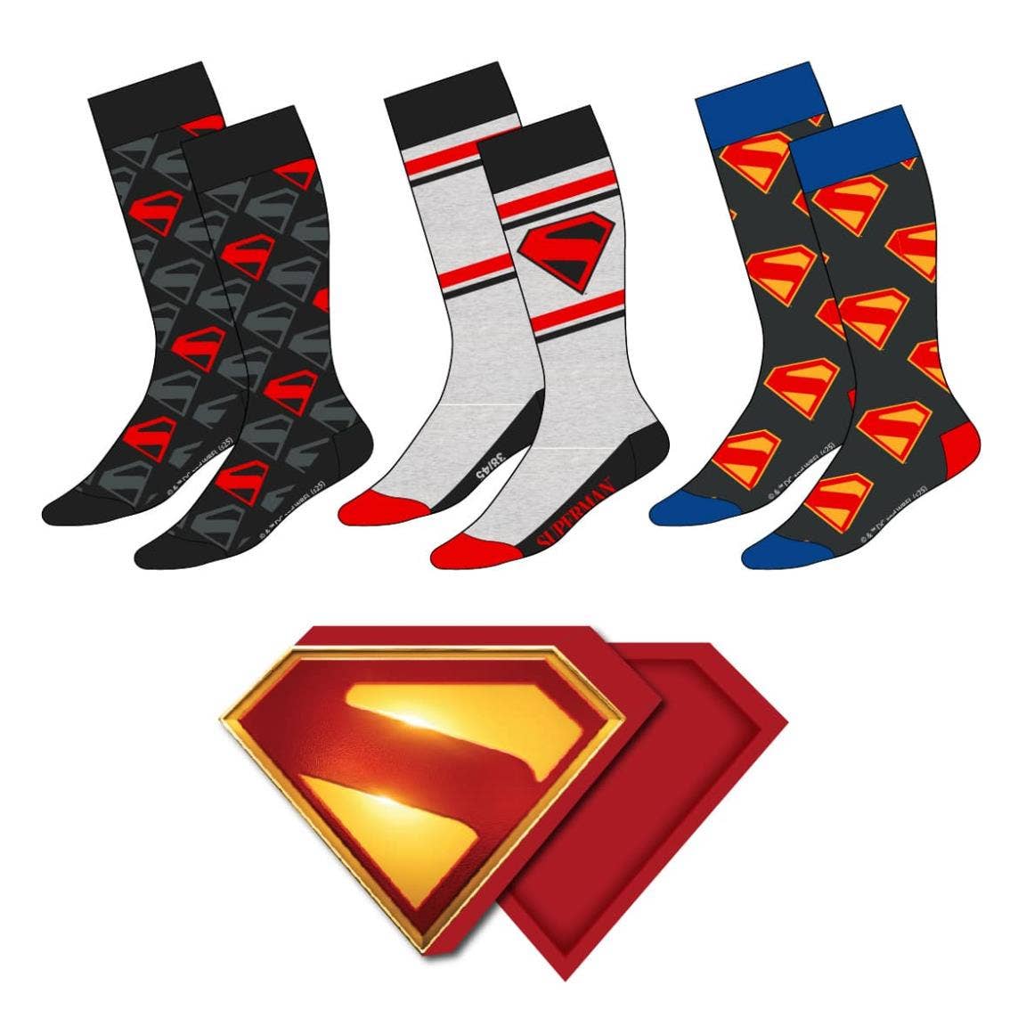 SUPERMAN 3-PIECE SOCK PACK - 2900003044