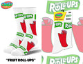 FRUIT ROLL UPS CRAZY SOCKS